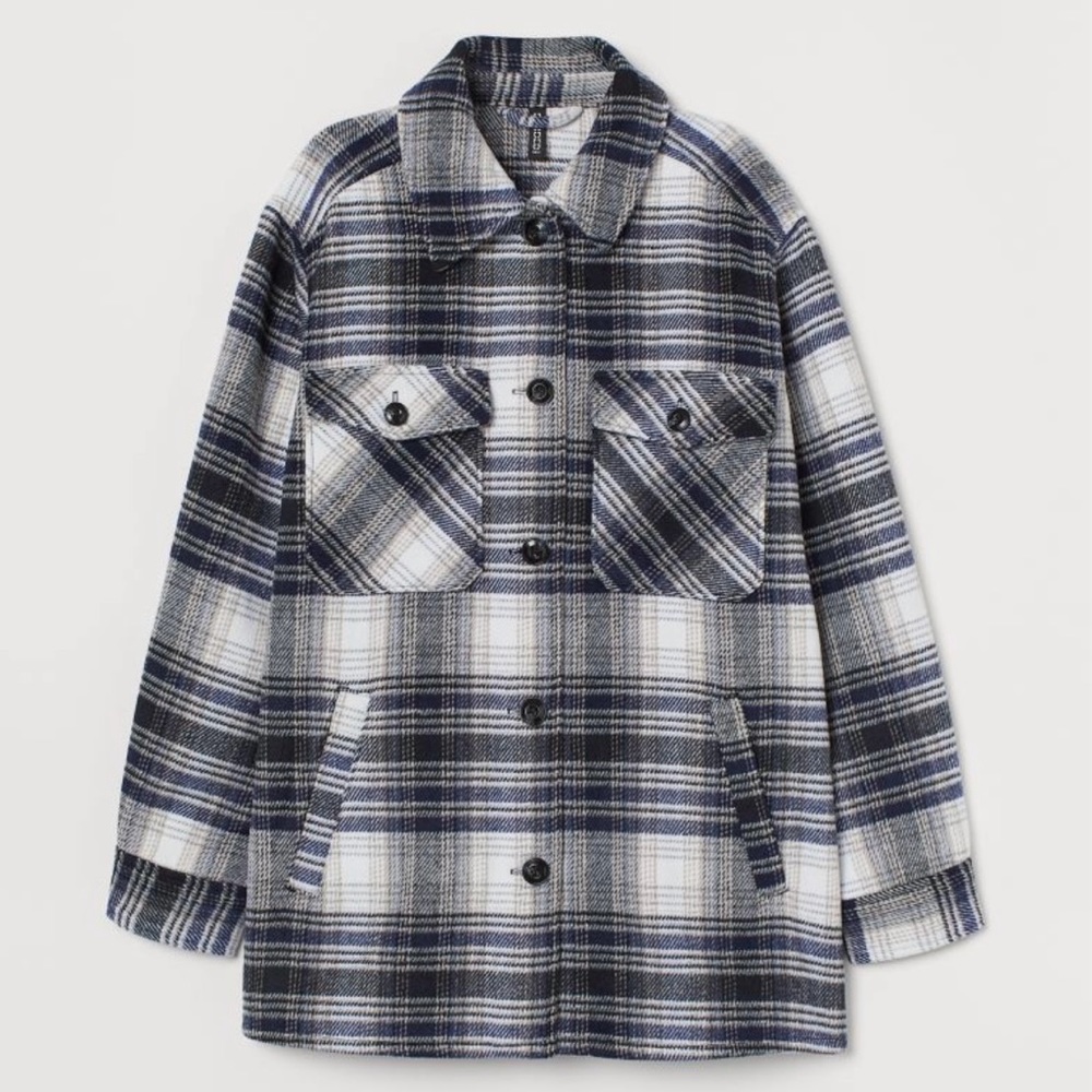 H&M Oversized Shirt Jacket